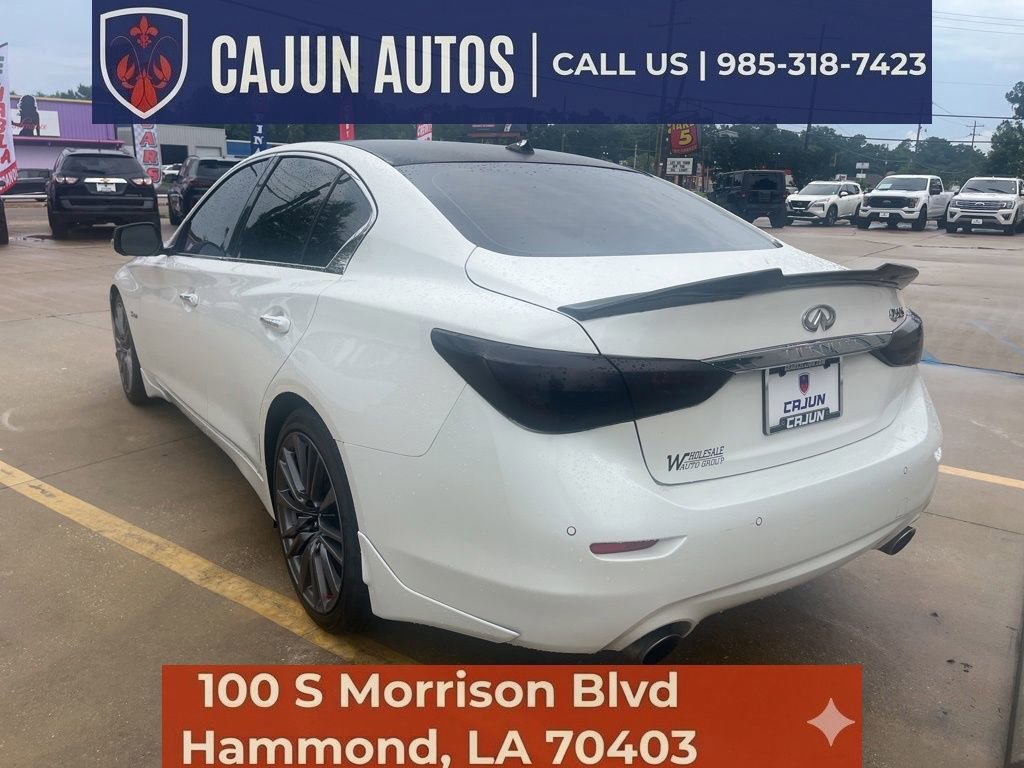Used 2018 INFINITI Q50 Red Sport 400 w/ Cargo Package (L95) RWD image 8