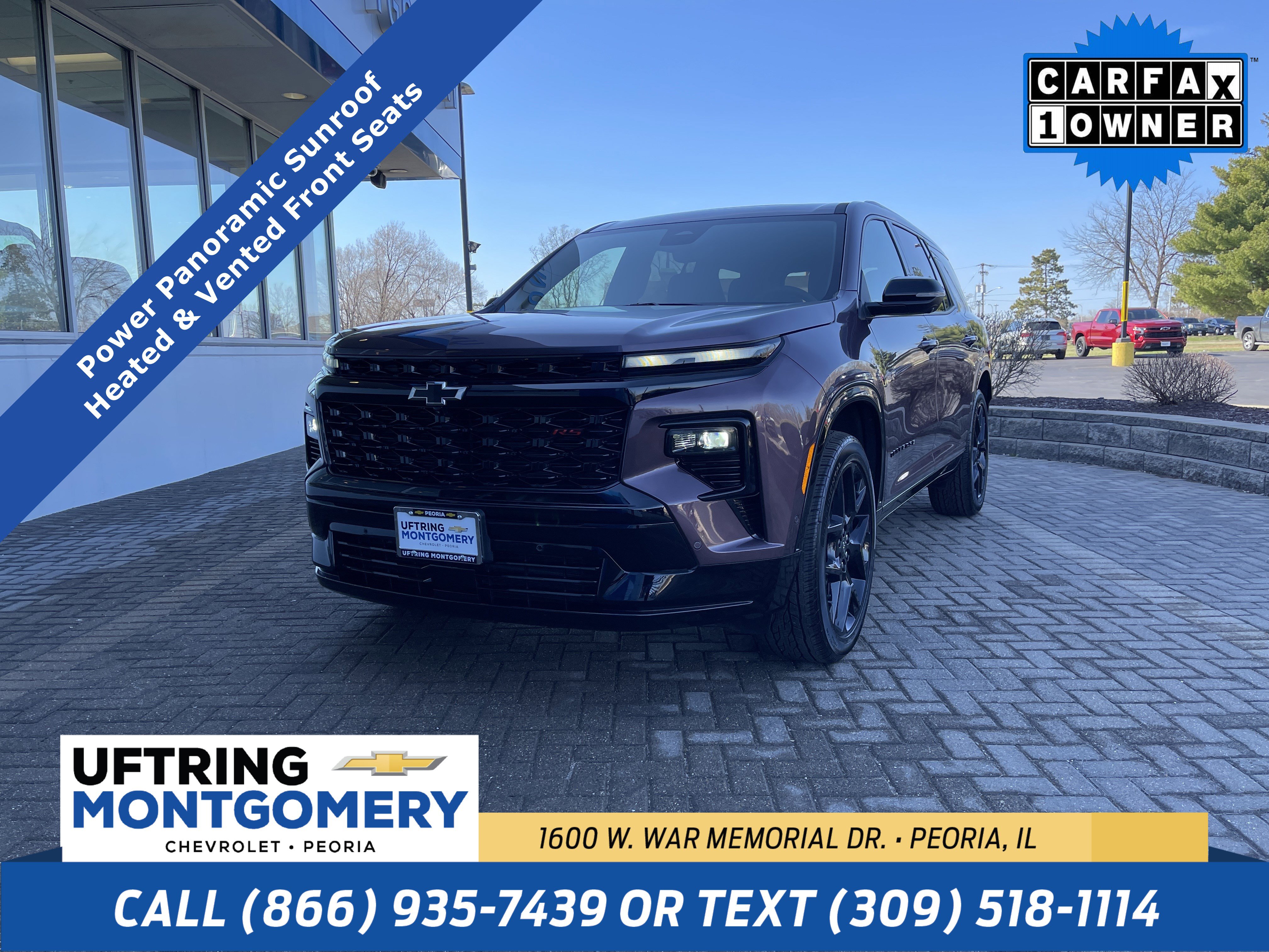 Used 2025 Chevrolet Traverse RS w/ LPO, Floor Liner Package image 1