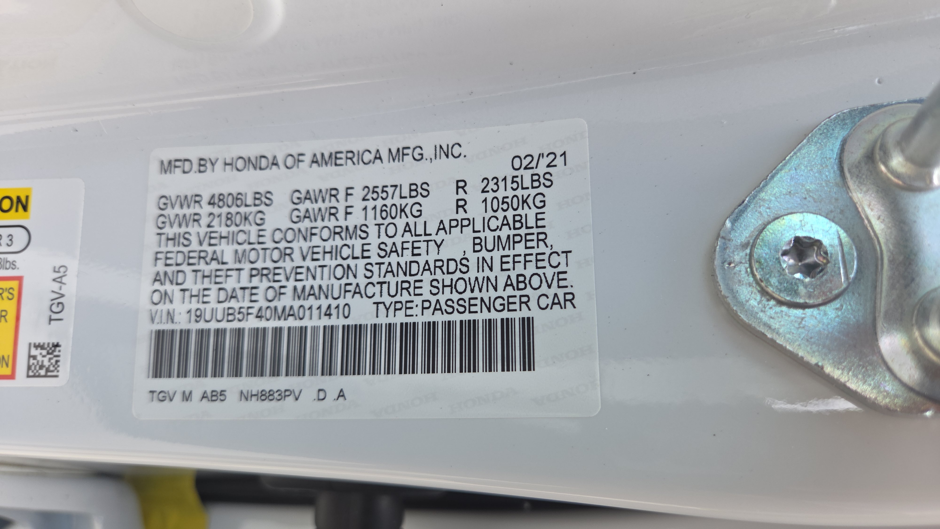 Used 2021 Acura TLX w/ Technology Package FWD image 21