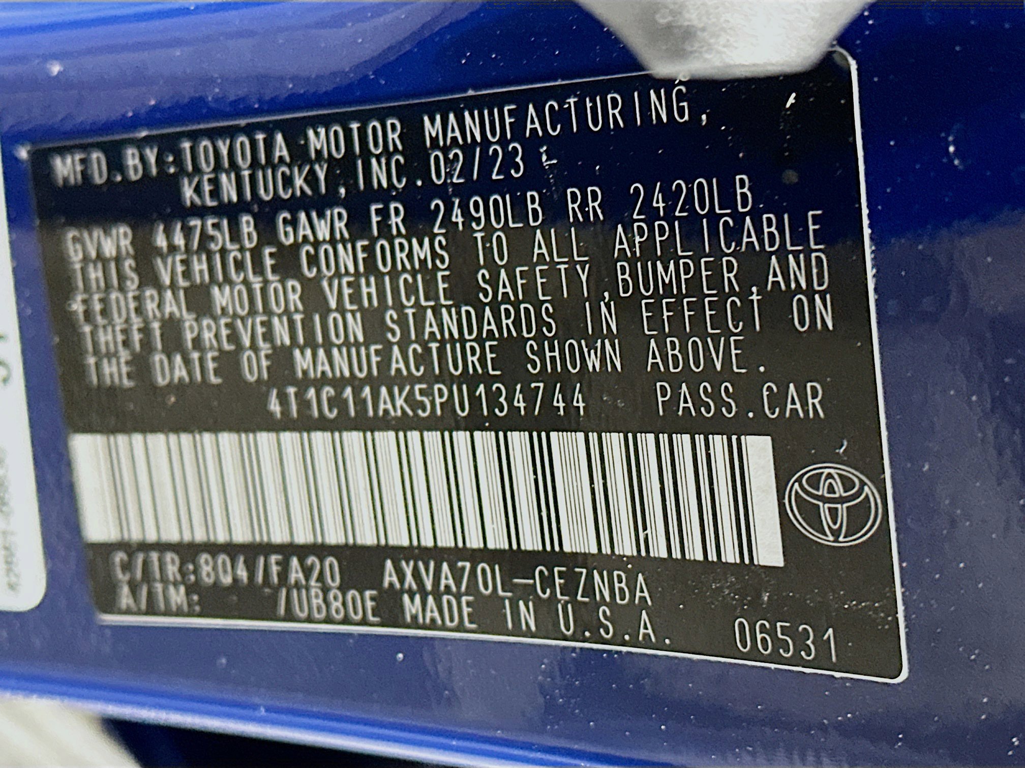 Used 2023 Toyota Camry LE FWD image 12