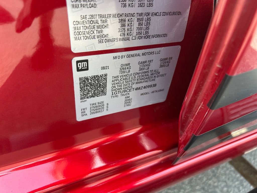 Used 2021 GMC Sierra 1500 Elevation w/ X31 Off-Road Package image 16