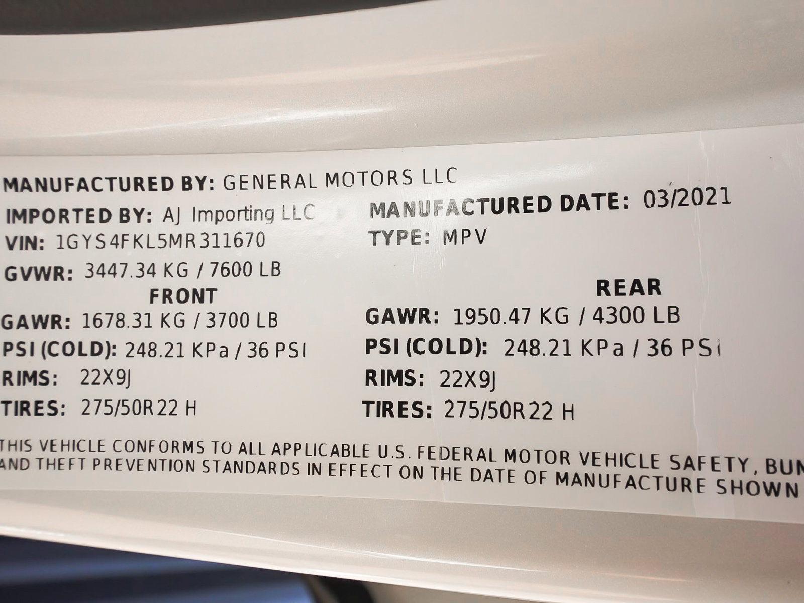 Used 2021 Cadillac Escalade Sport w/ Driver Assist Tech Package AWD/4WD image 14