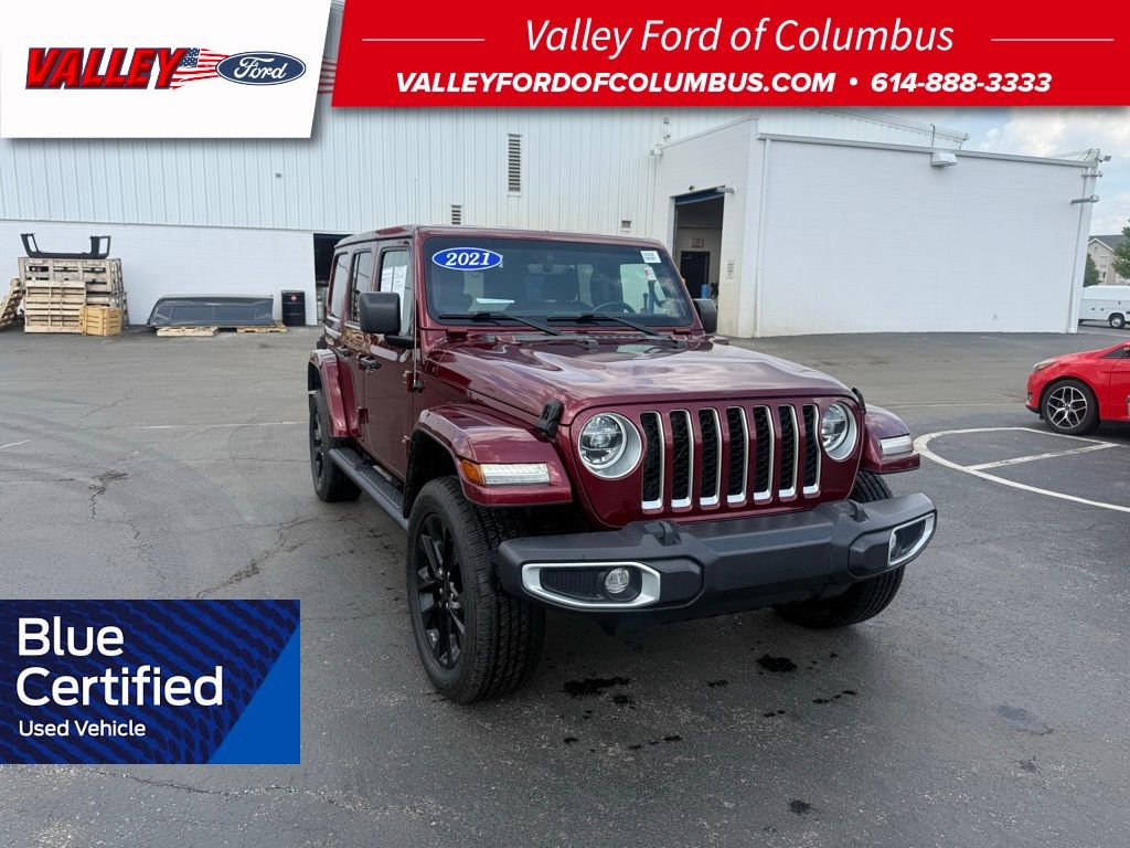 Used 2021 Jeep Wrangler Unlimited Sahara w/ Cold Weather Group AWD/4WD image 1