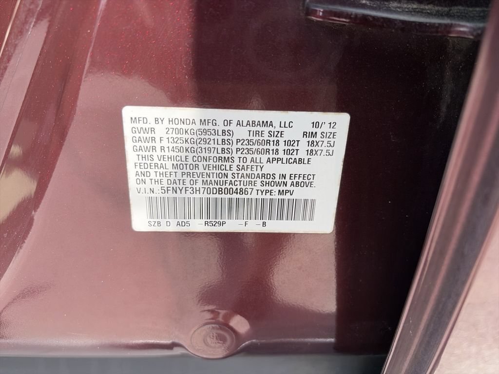 Used 2013 Honda Pilot EX-L image 35