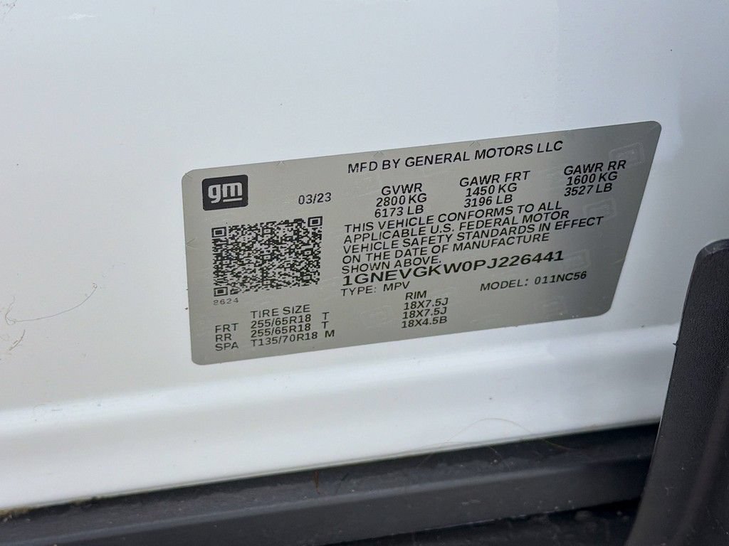 Used 2023 Chevrolet Traverse LT w/ LPO, Floor Liner Package AWD/4WD image 40