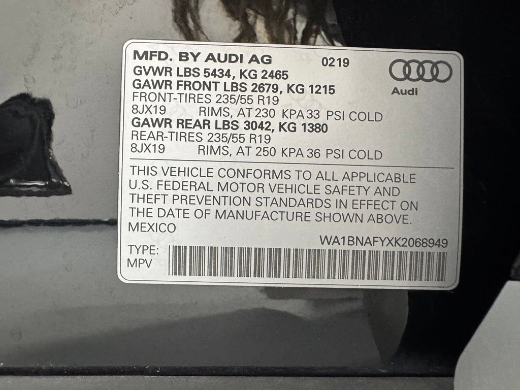 Used 2019 Audi Q5 2.0T Premium Plus w/ Premium Plus Package AWD/4WD image 11