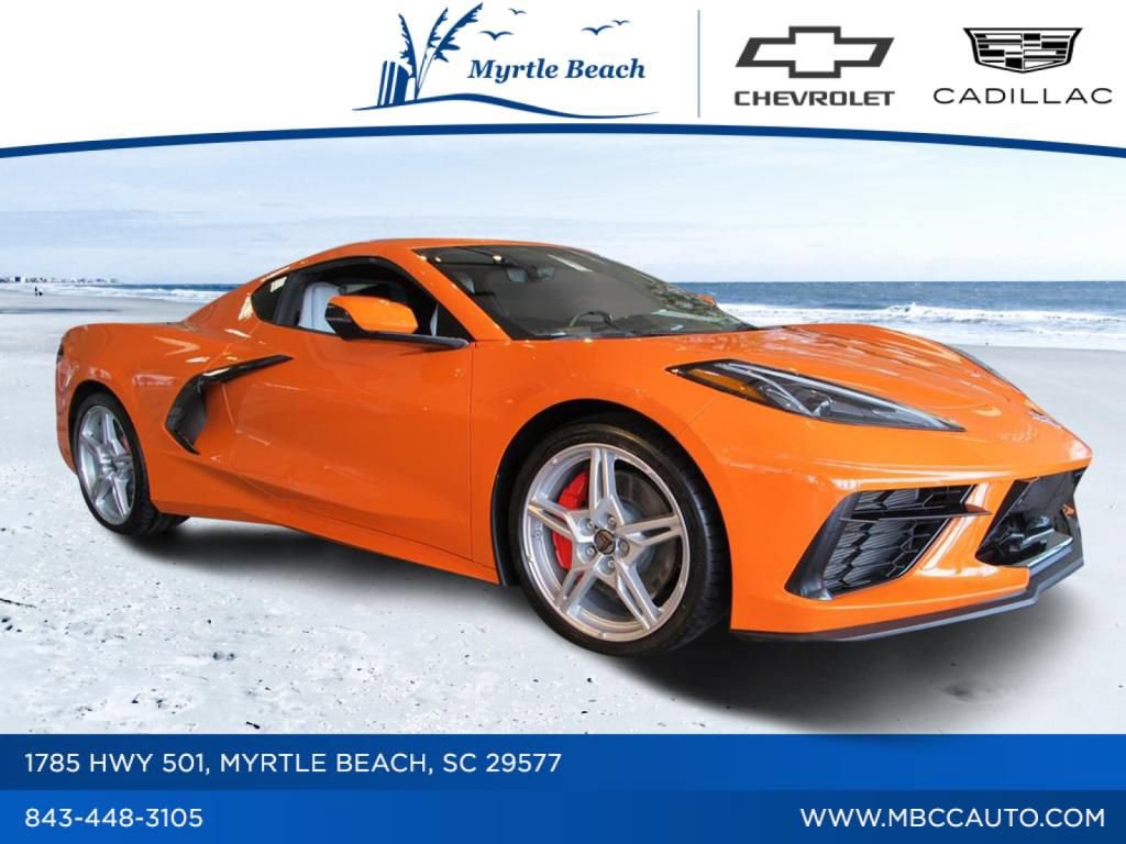 Used 2023 Chevrolet Corvette Stingray Preferred Cpe w/ Z51 Performance Package RWD image 1