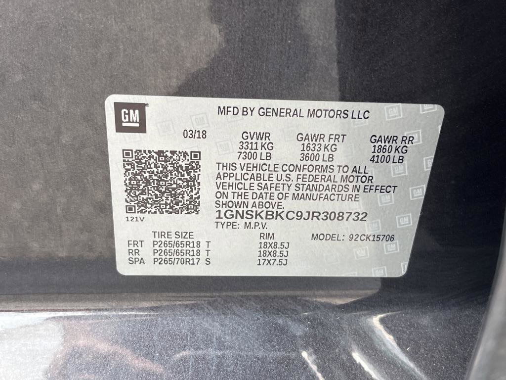 Used 2018 Chevrolet Tahoe LT image 27