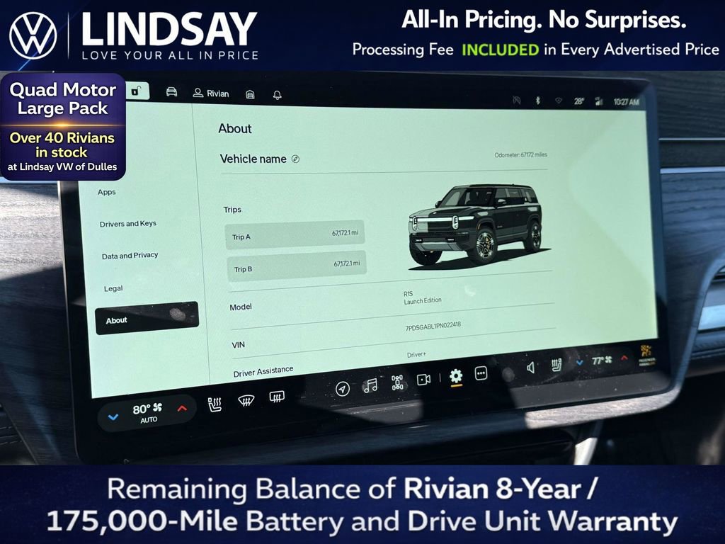 Used 2023 Rivian R1S Launch Edition image 18