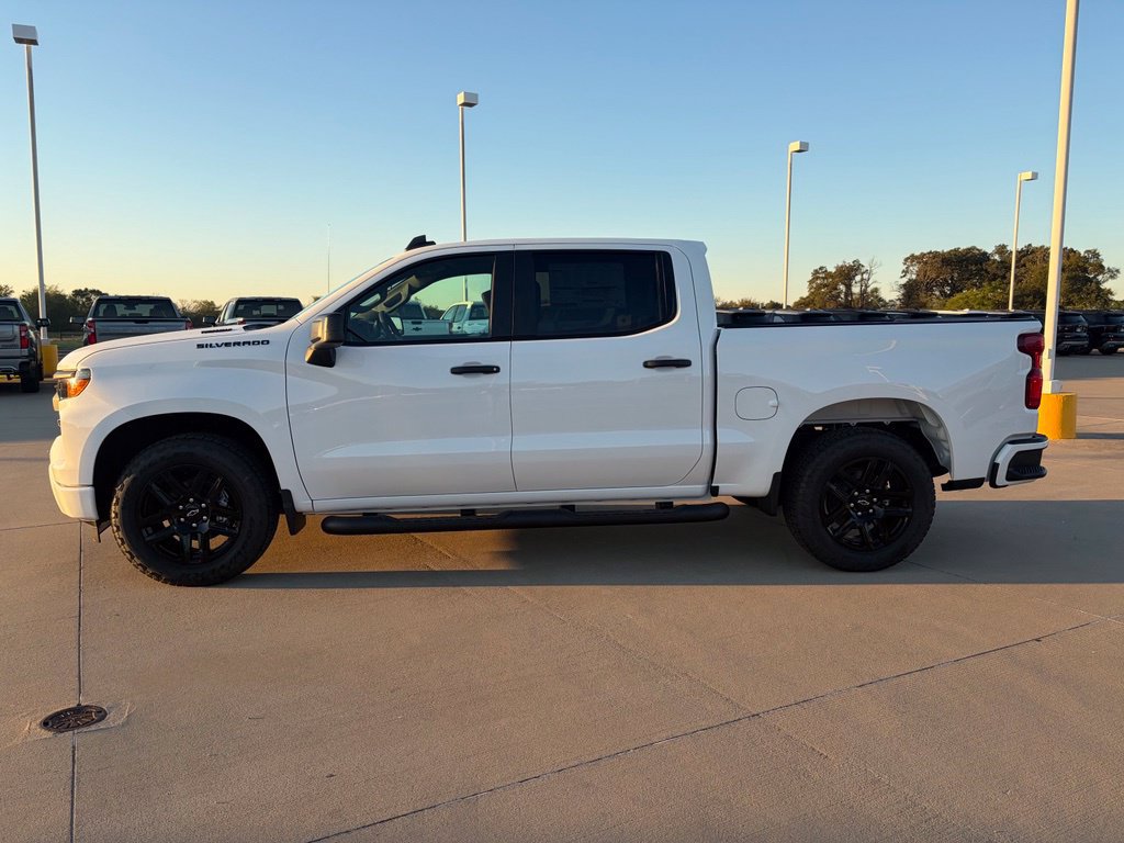 New 2026 Chevrolet Silverado 1500 Custom w/ Turbomax Blackout Package RWD image 2