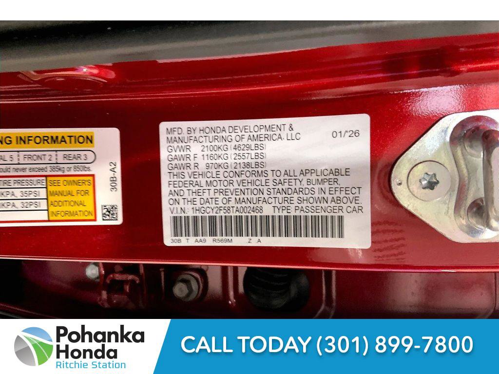 New 2026 Honda Accord Hybrid Sport image 21