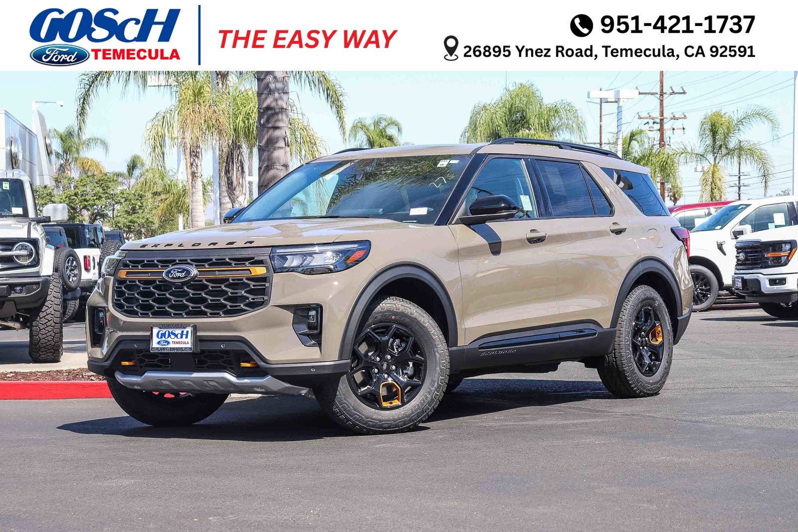 New 2026 Ford Explorer Tremor w/ Tremor Ultimate Package