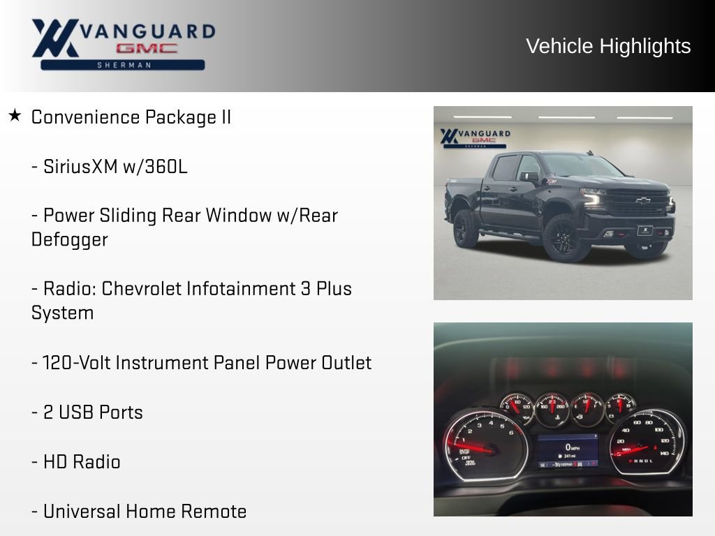 Used 2021 Chevrolet Silverado 1500 LT Trail Boss w/ Convenience Package II AWD/4WD image 5