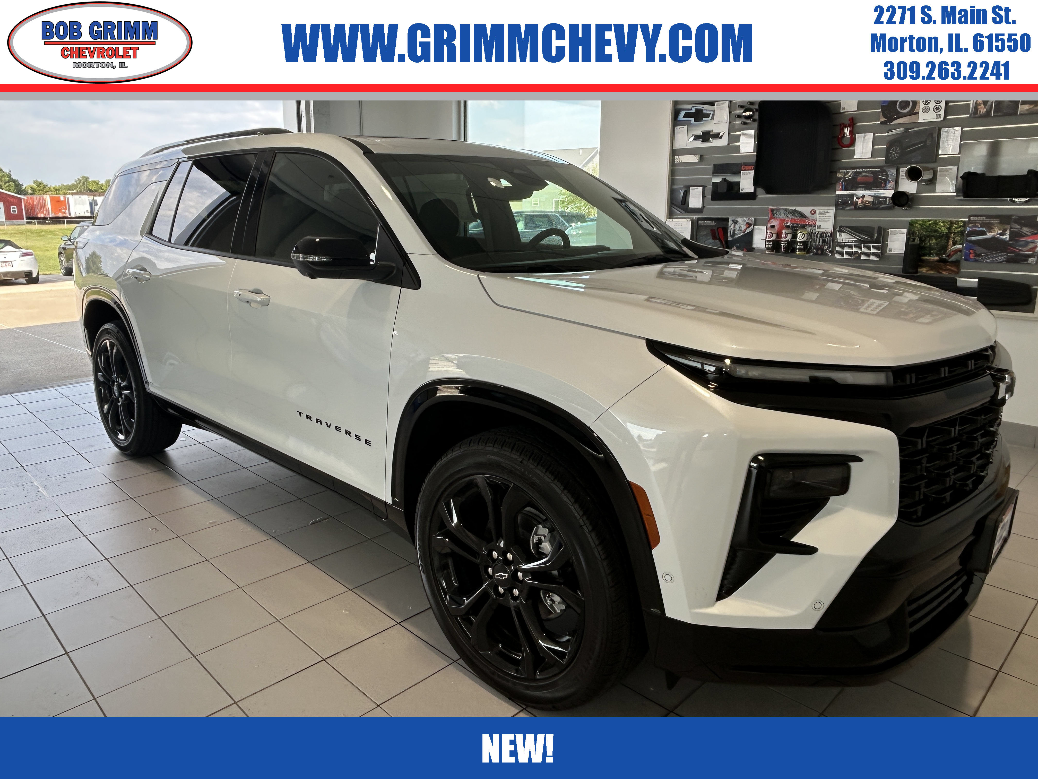 New 2027 Chevrolet Traverse RS