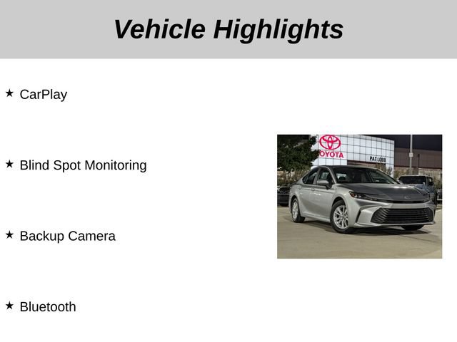 Used 2025 Toyota Camry LE FWD image 5