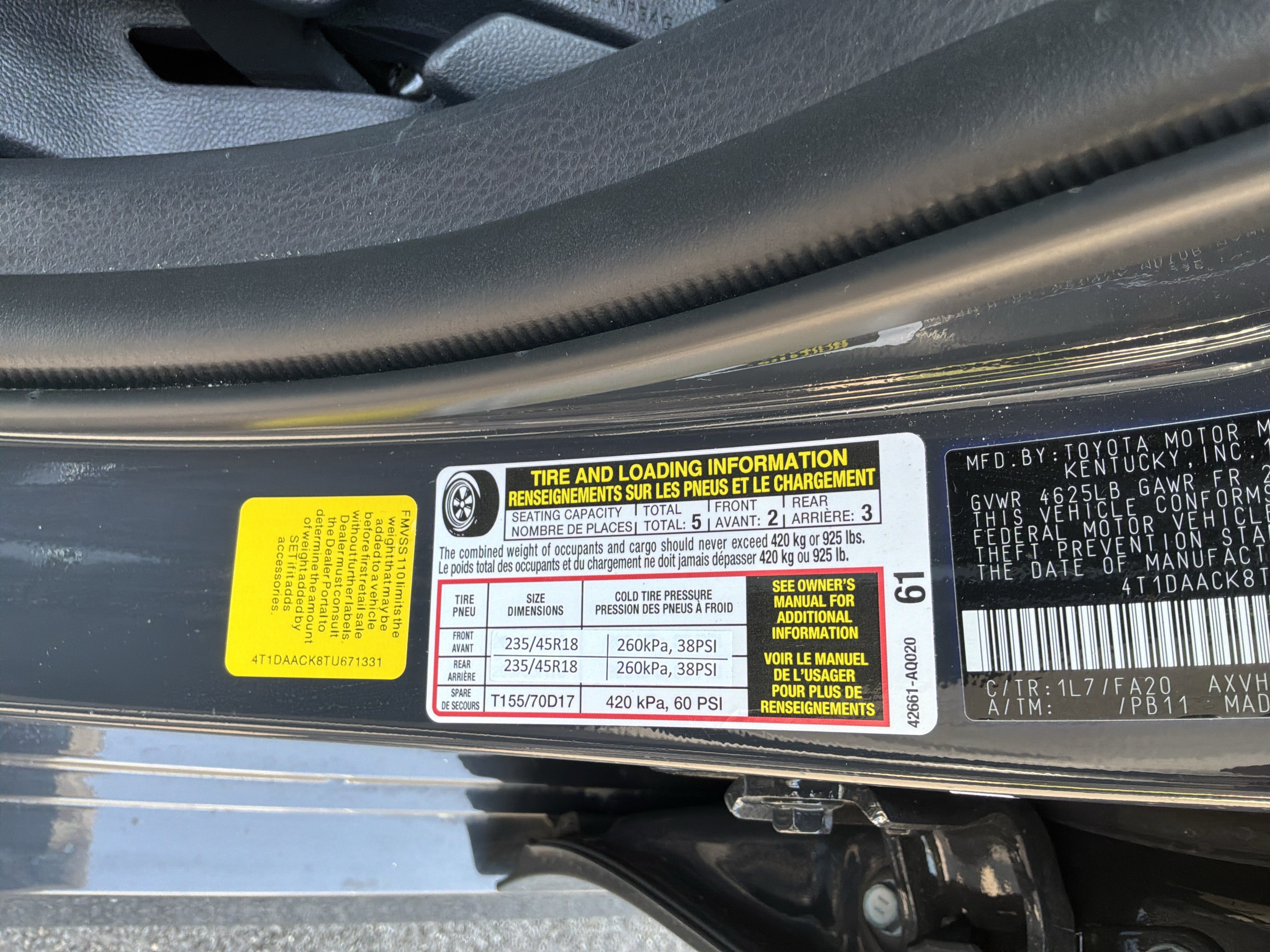 Used 2026 Toyota Camry LE FWD image 34