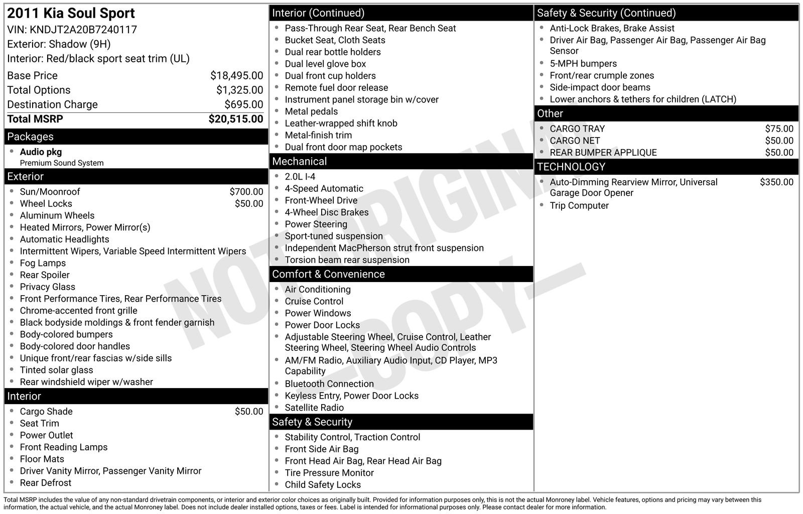 Used 2011 Kia Soul Sport FWD image 4