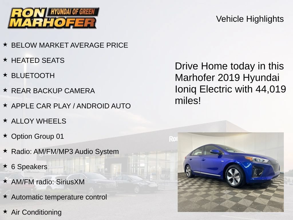 Used 2019 Hyundai Ioniq Electric FWD image 14