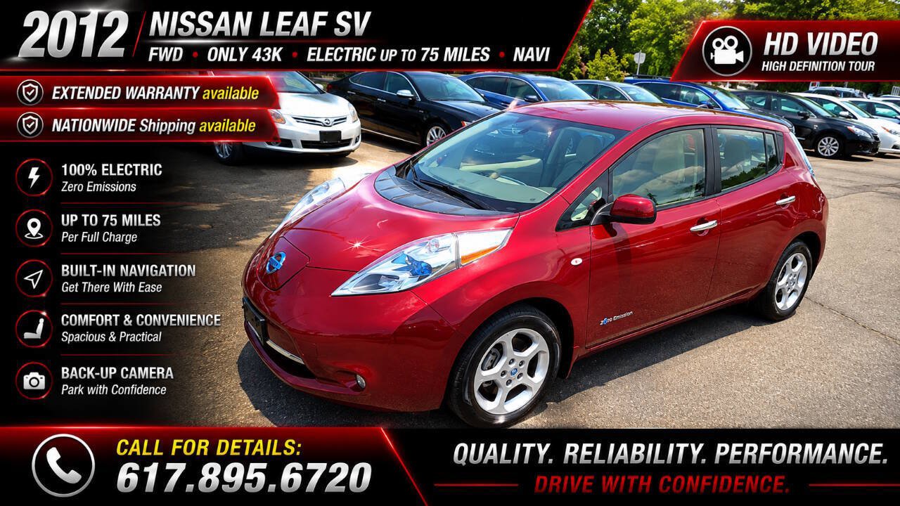 Used 2012 Nissan Leaf SV FWD image 1