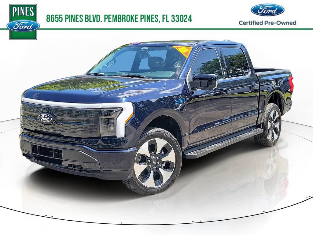 Certified 2025 Ford F150 Lightning Platinum