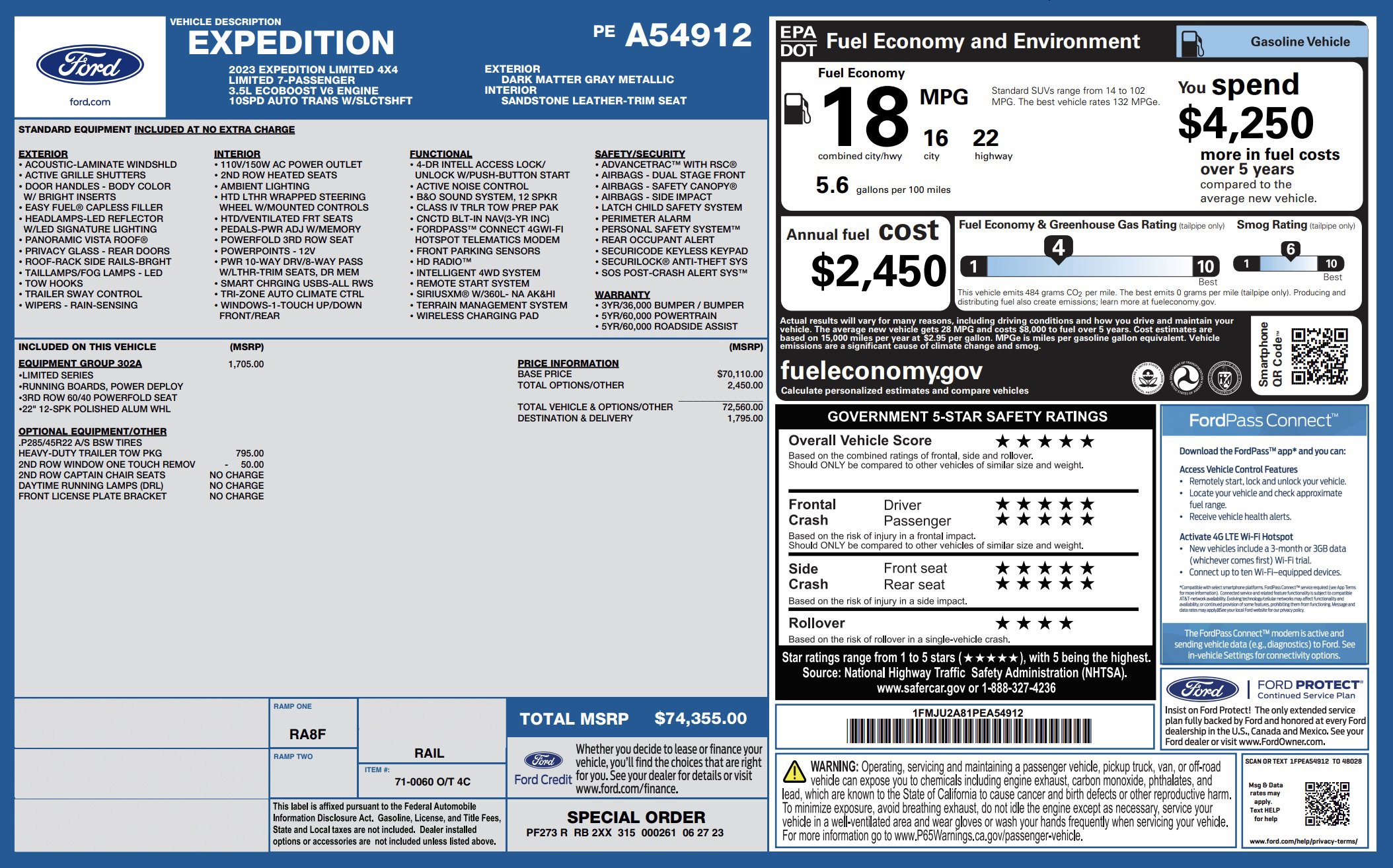 Used 2023 Ford Expedition Limited image 6