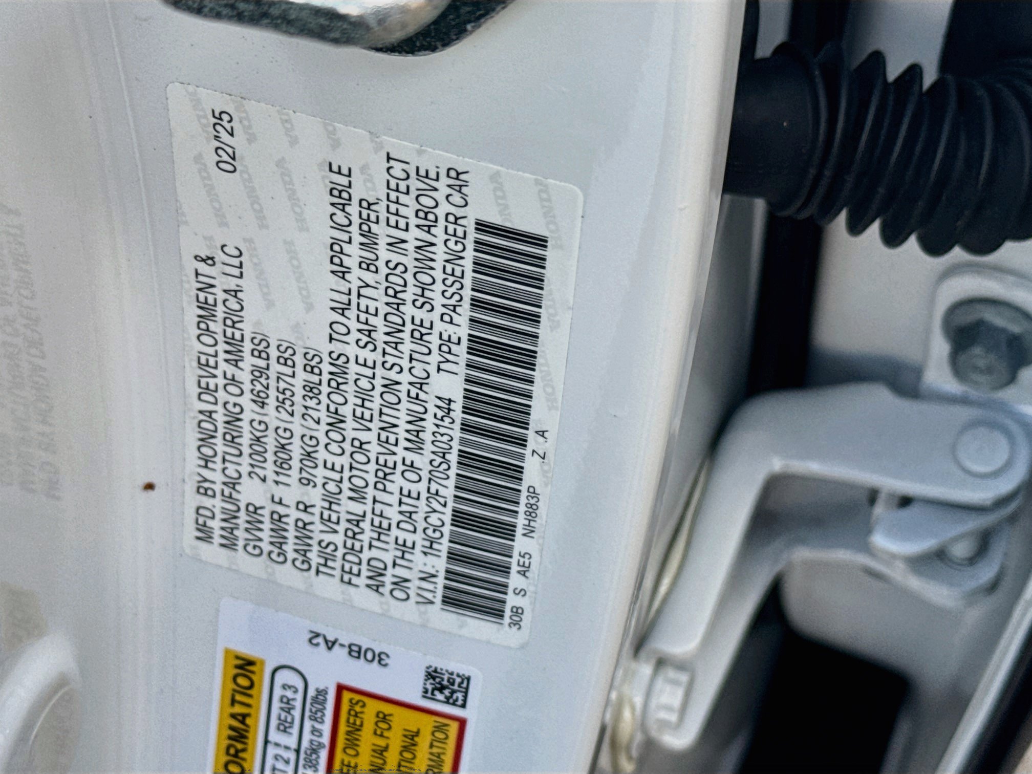 Certified 2025 Honda Accord Sport image 37