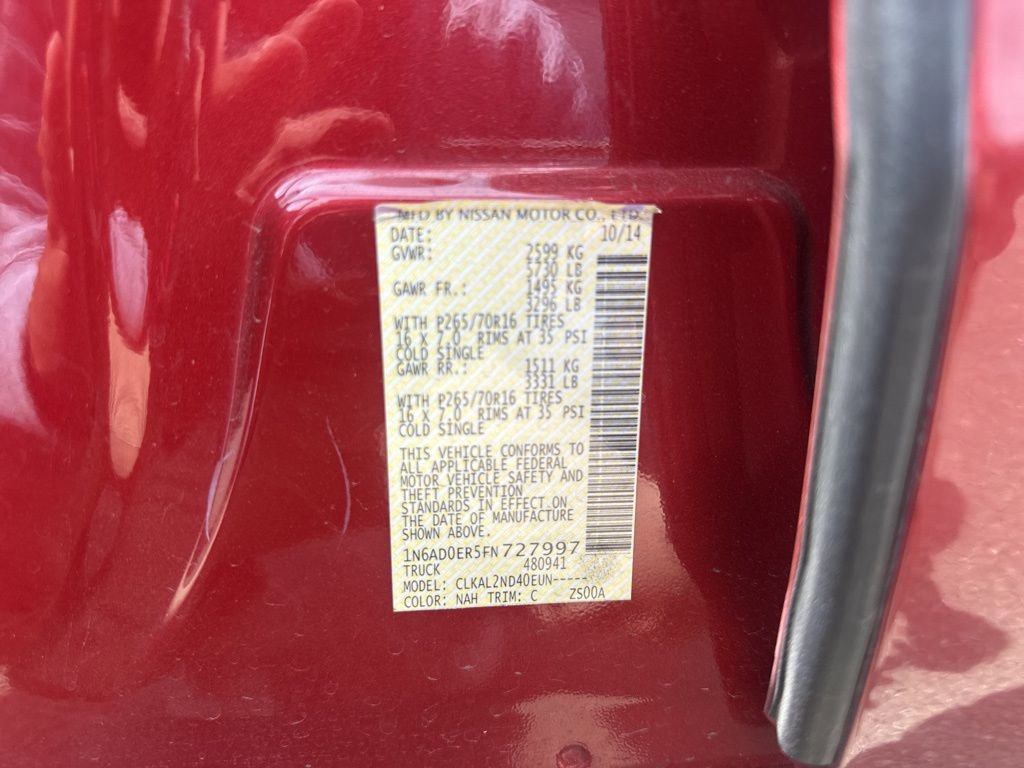 Used 2015 Nissan Frontier SV image 11