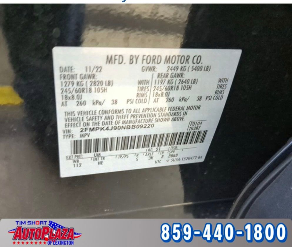 Used 2022 Ford Edge SEL w/ Sport Appearance Package image 10