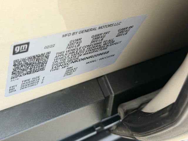 Certified 2022 Chevrolet Tahoe LT w/ Luxury Package RWD image 40