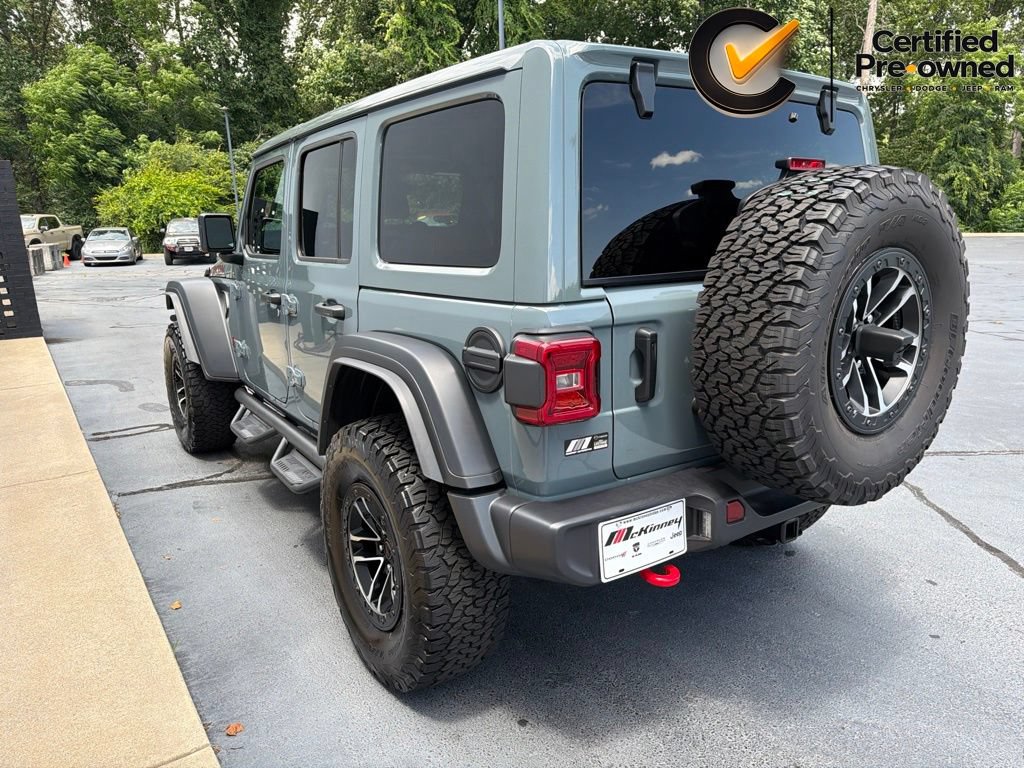 Certified 2024 Jeep Wrangler Unlimited Rubicon w/ XTREMEE 35" Tire Package AWD/4WD image 16