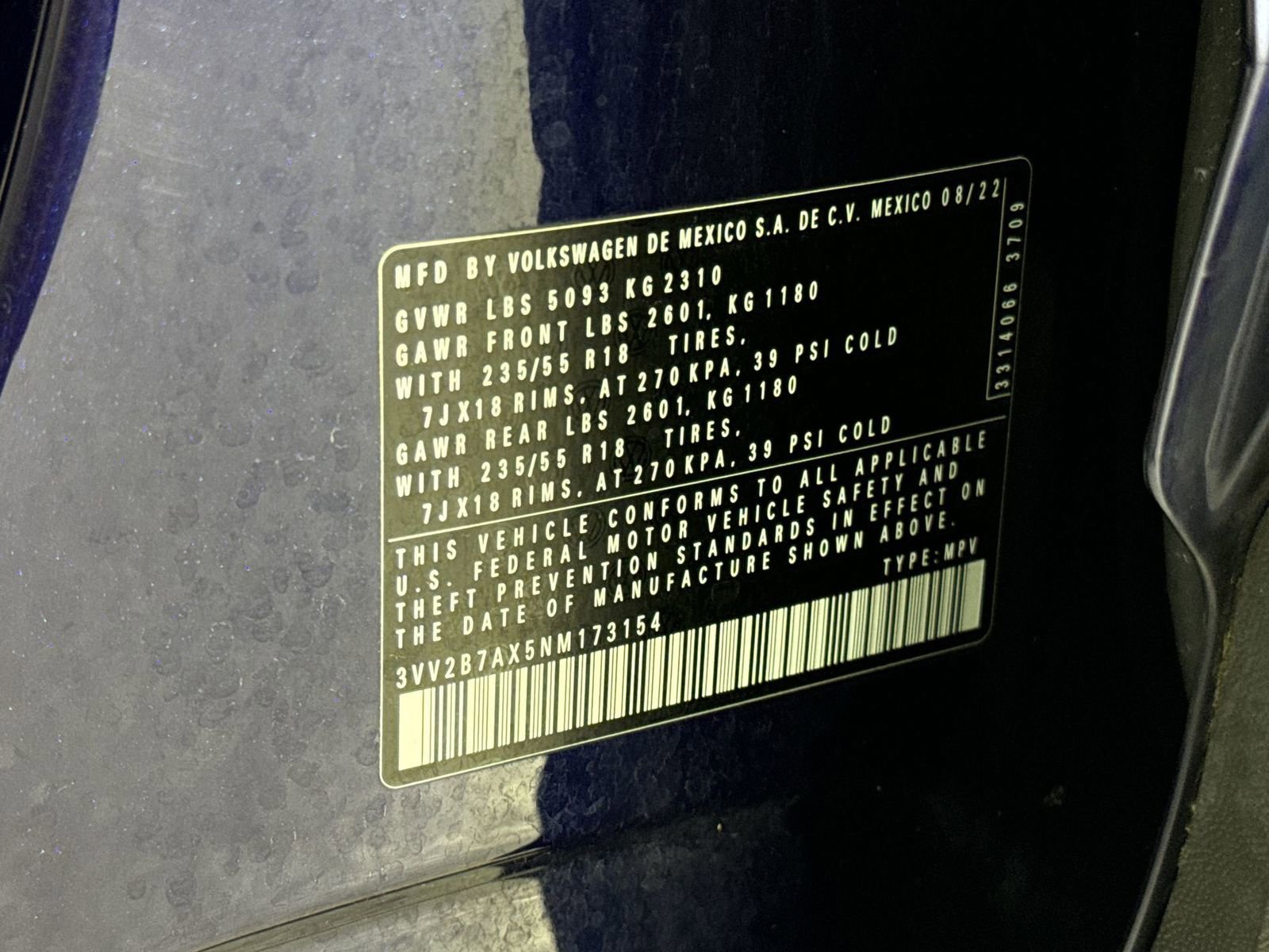 Used 2022 Volkswagen Tiguan SE image 38