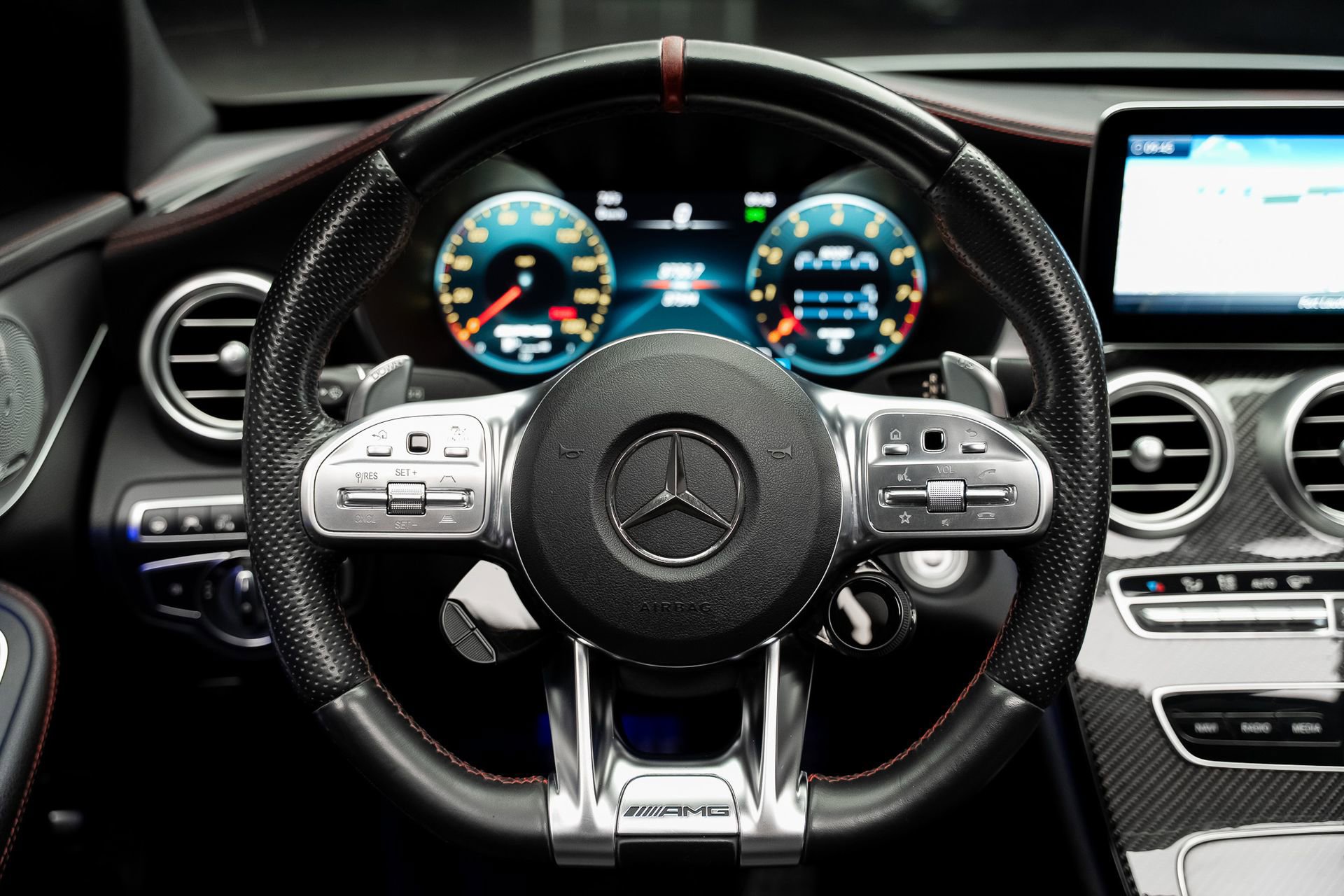 Used 2021 Mercedes-Benz C 43 AMG 4MATIC Sedan w/ Driver Assistance Package image 47