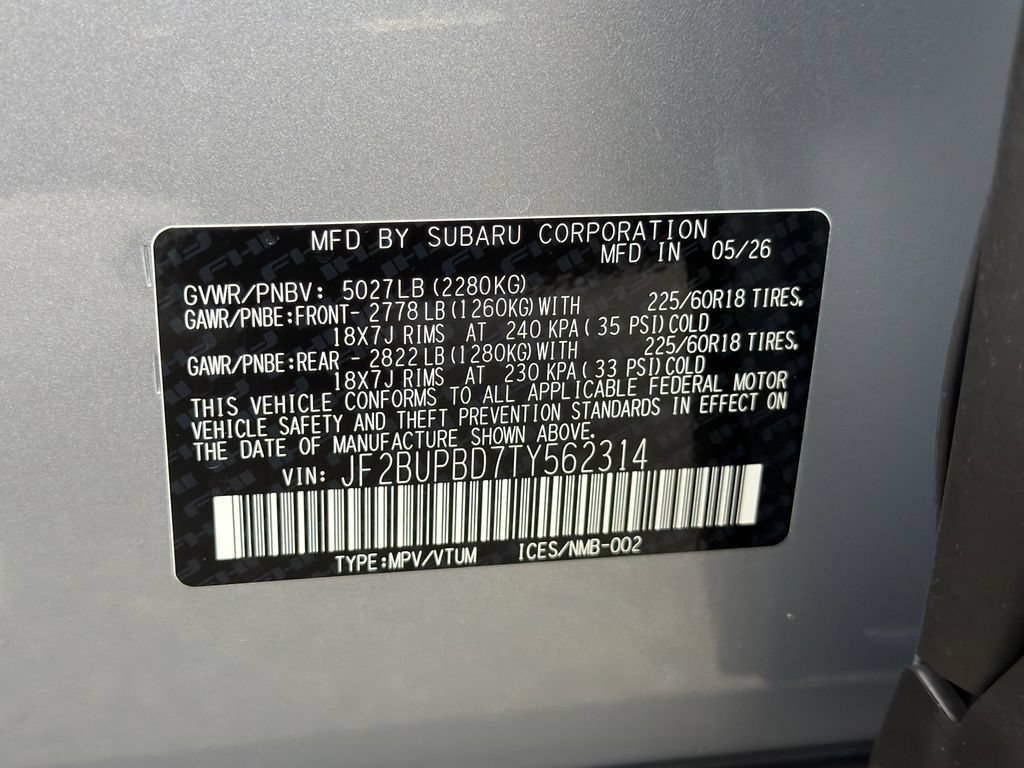 New 2026 Subaru Outback Premium AWD/4WD image 31