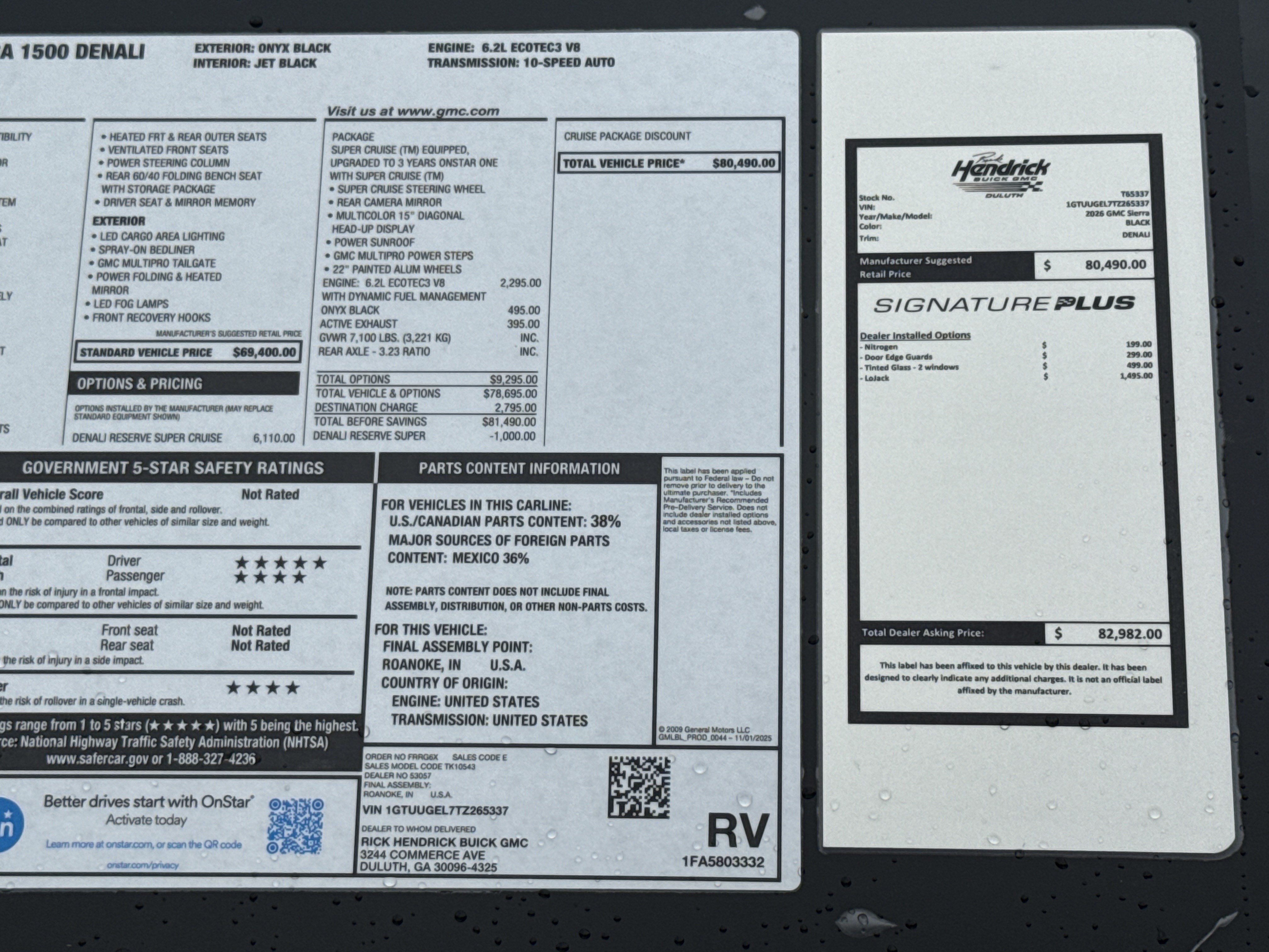 New 2026 GMC Sierra 1500 Denali AWD/4WD image 37