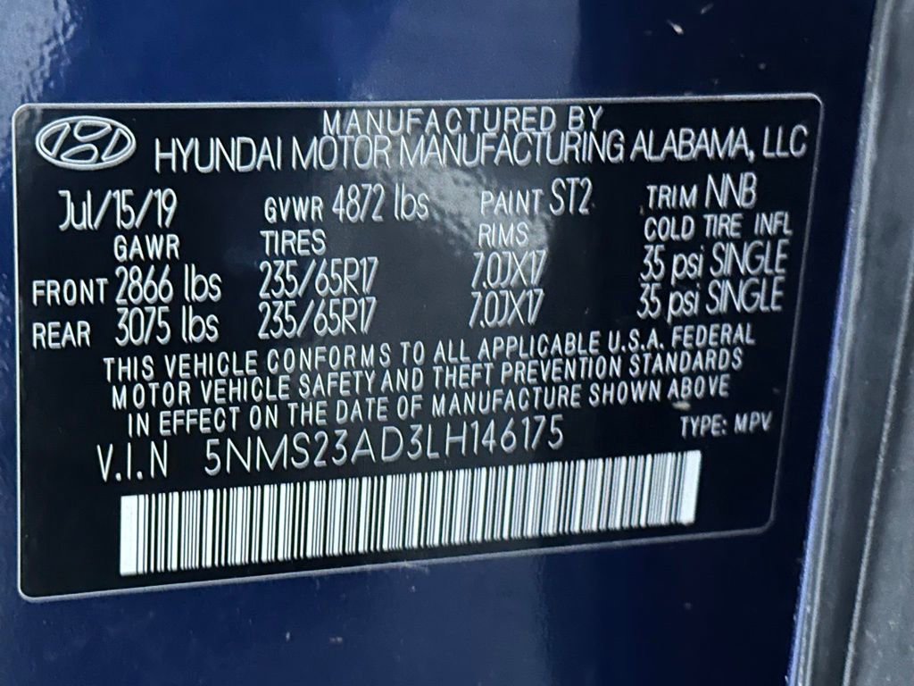 Used 2020 Hyundai Santa Fe SE image 35