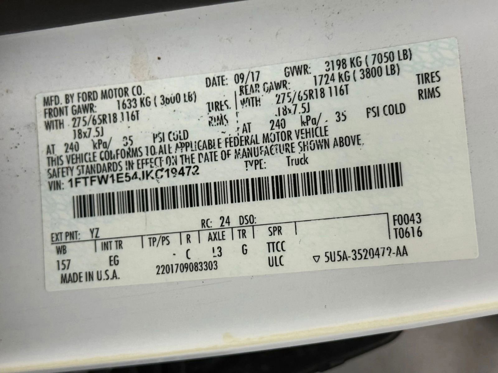 Used 2018 Ford F150 Lariat w/ Trailer Tow Package image 37