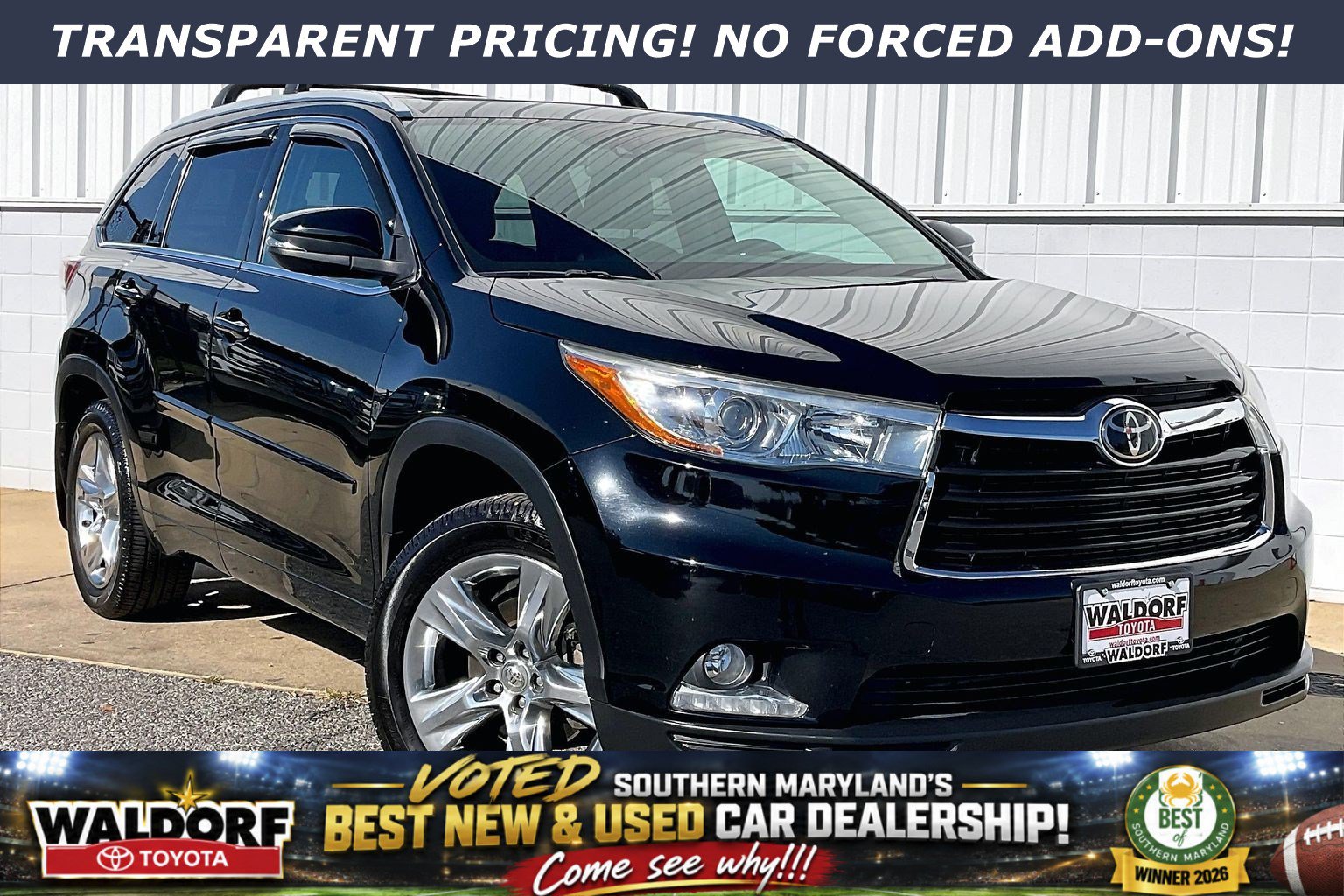 Used 2014 Toyota Highlander Limited Platinum AWD/4WD image 1
