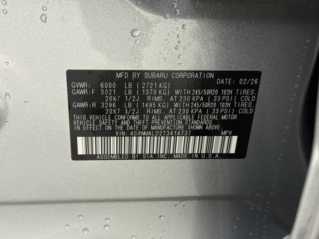 New 2026 Subaru Ascent Bronze Edition image 31