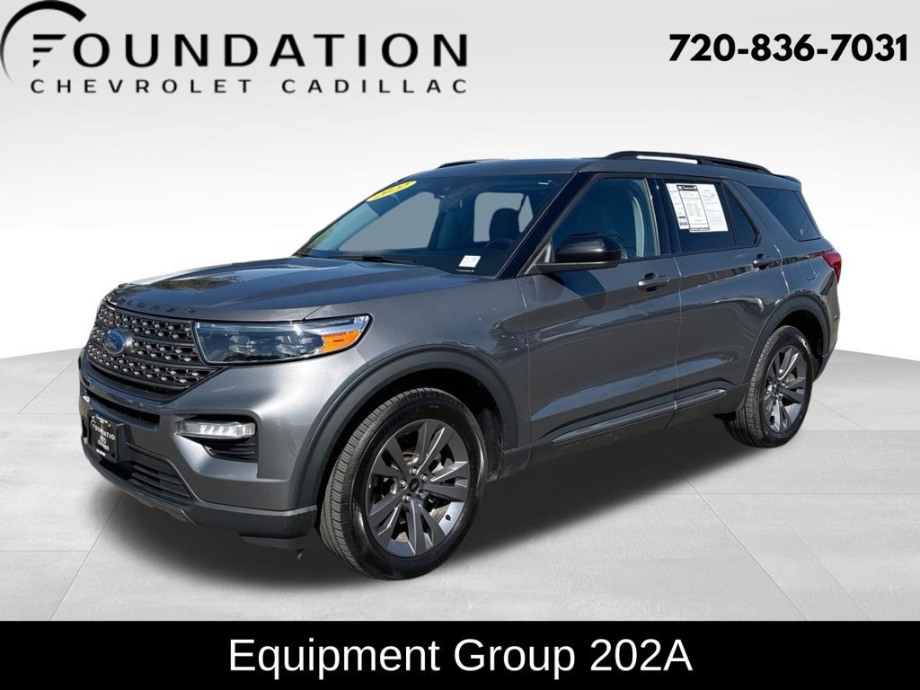 Used 2022 Ford Explorer XLT w/ XLT Sport Appearance Package AWD/4WD image 1