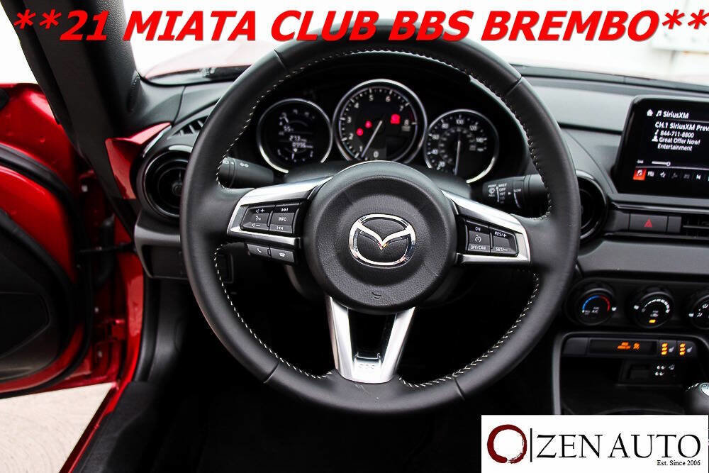 Used 2021 MAZDA MX-5 Miata Club w/ Brembo/BBS Recaro Package image 21