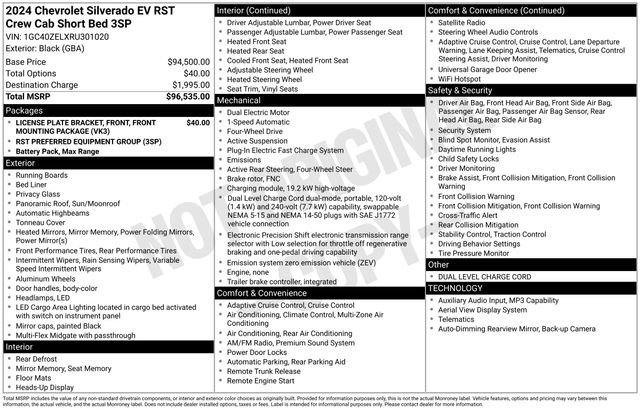 Used 2024 Chevrolet Silverado EV RST AWD/4WD image 19