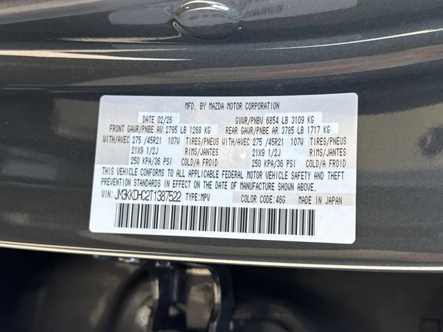 Certified 2026 MAZDA CX-90 3.3 Turbo S w/ Premium Package AWD/4WD image 22