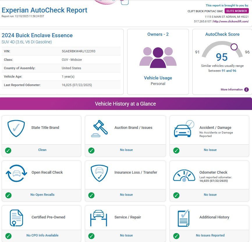 Used 2024 Buick Enclave Essence w/ Trailering Package, 5000 lbs. image 3