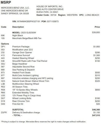 Certified 2023 Mercedes-Benz GLB 250 image 4