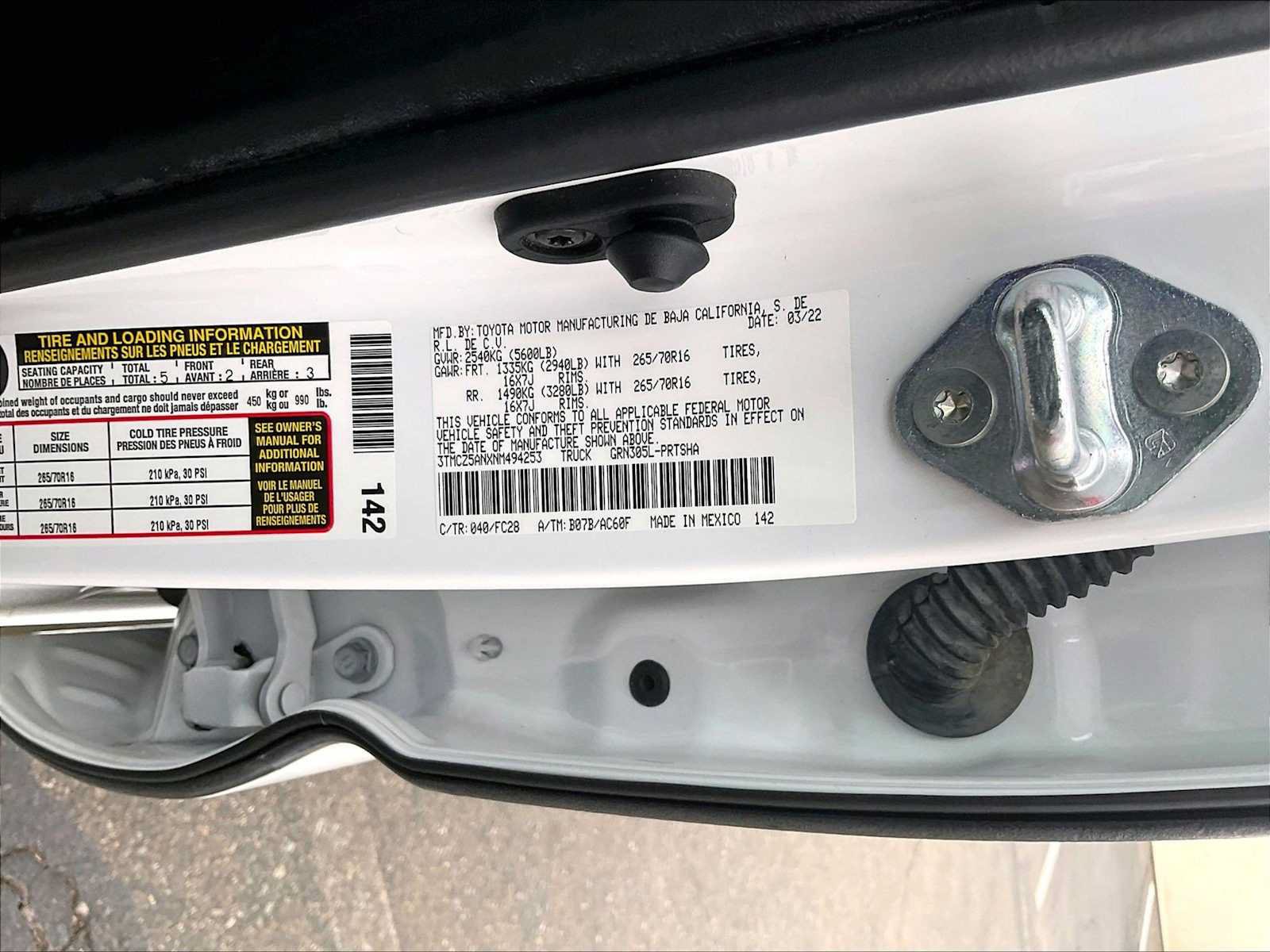Used 2022 Toyota Tacoma SR5 w/ Trail Edition AWD/4WD image 34