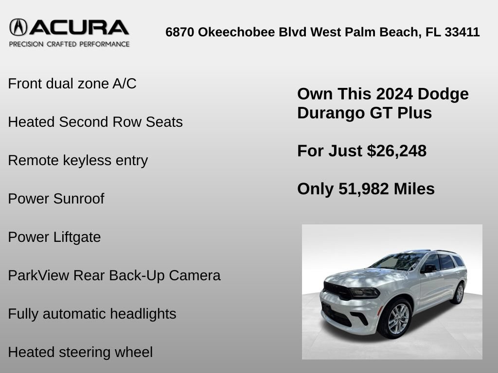 Used 2024 Dodge Durango GT RWD image 6