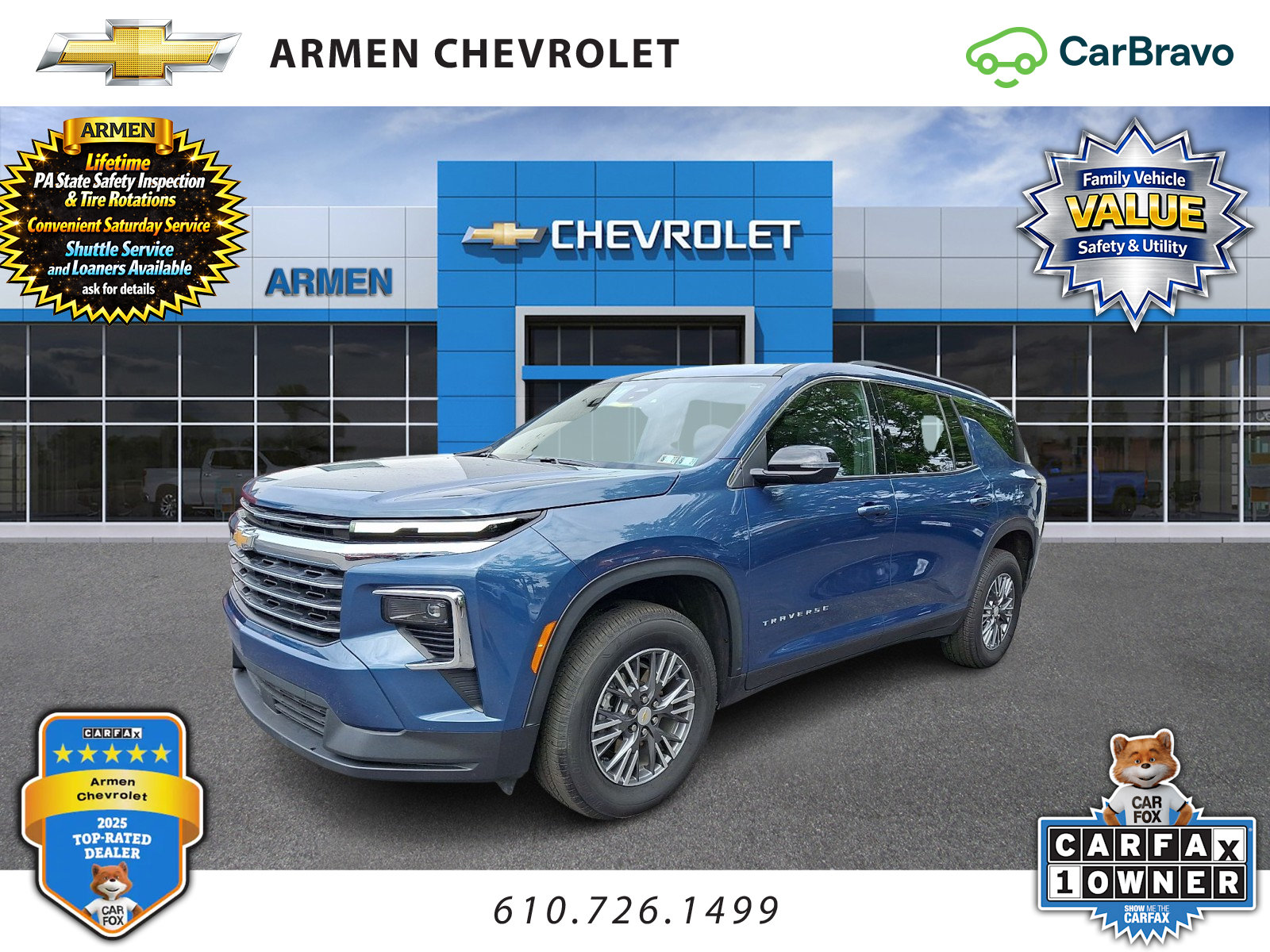Certified 2026 Chevrolet Traverse LT