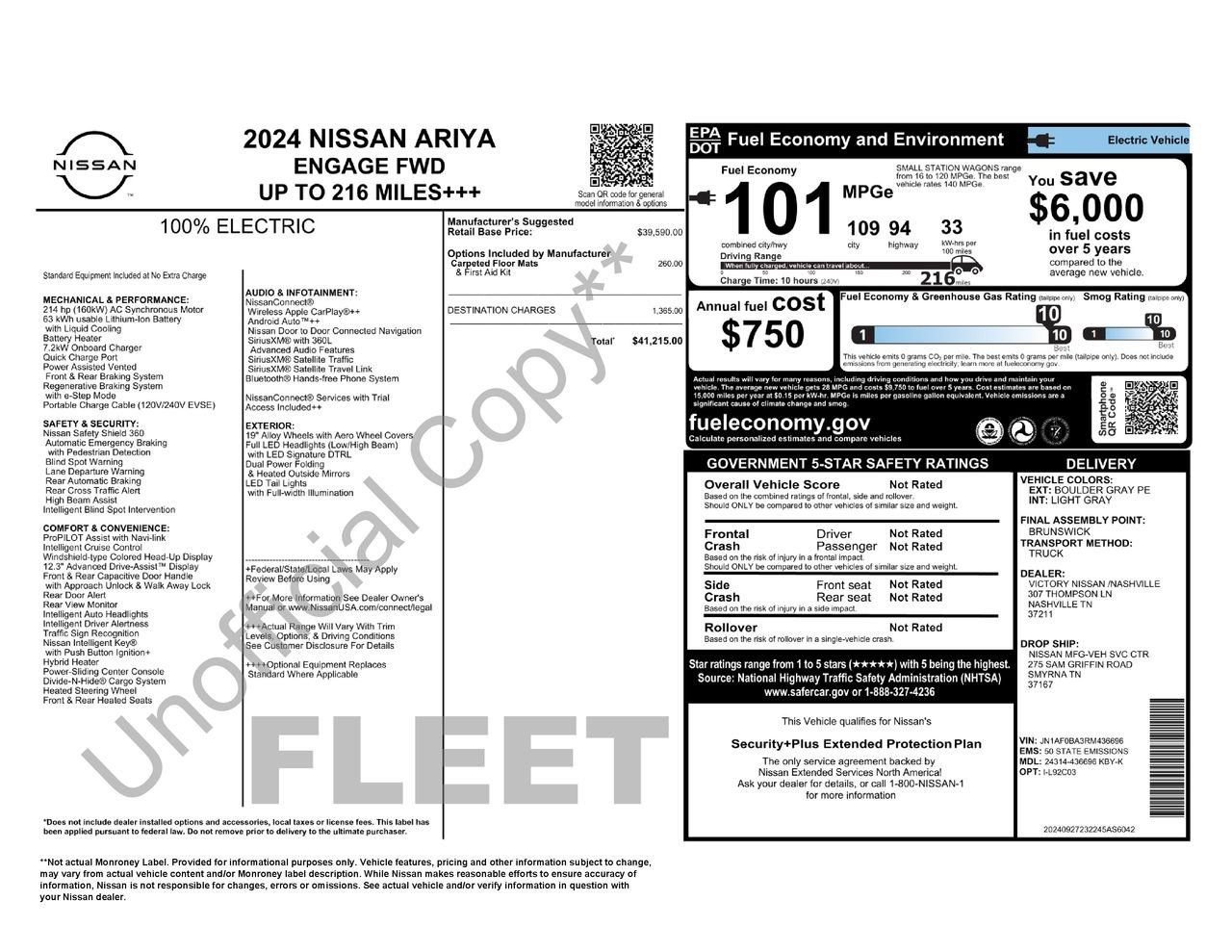 Certified 2024 Nissan Ariya FWD image 33