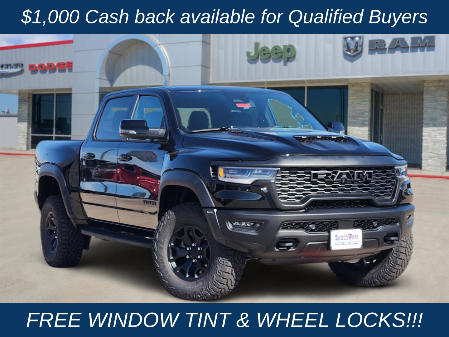 New 2026 RAM 1500 RHO w/ RHO Level 1 Equipment Group