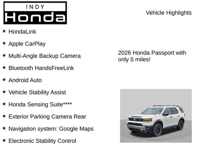 New 2026 Honda Passport TrailSport Elite image 7